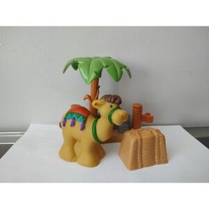 2011 Fisher Price nativity set replacement piece camel with palm tree hay